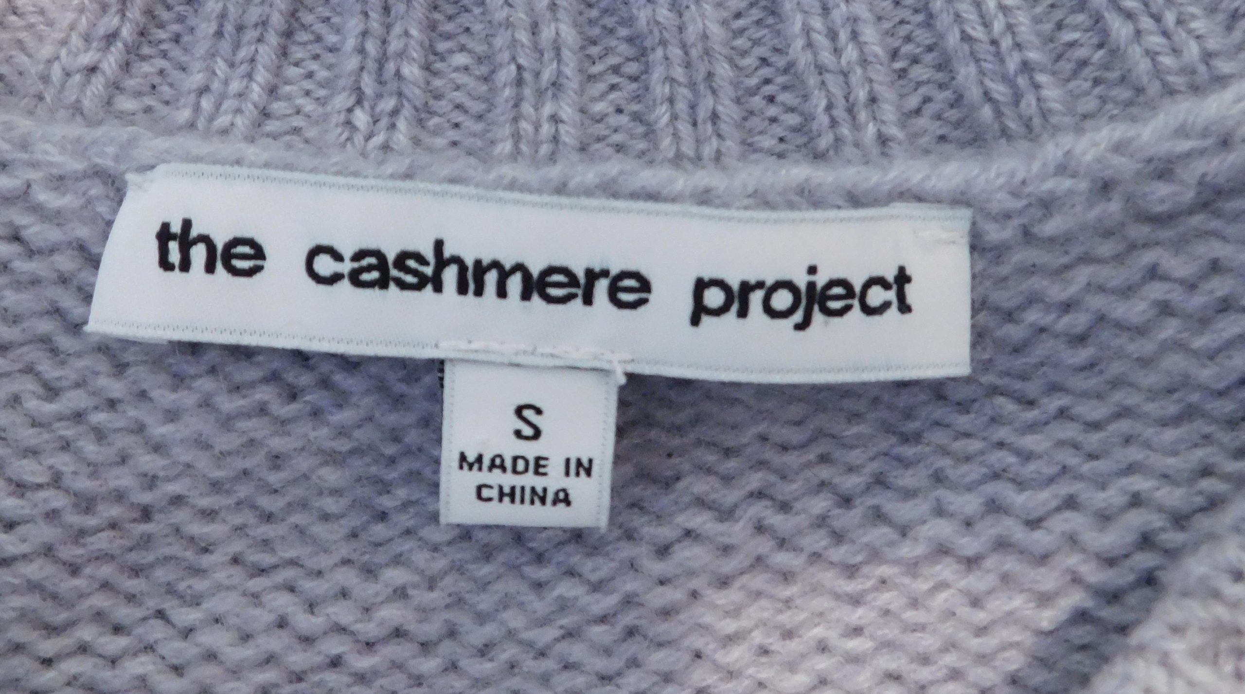 THE CASHMERE PROJECT Women's Lilac Purple Soft Cashmere Crewneck Sweater Sz S - Image 6