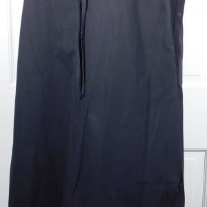 THEORY Women's Black Cotton Stretch Sleeveless V-Neck Dress Sz 6