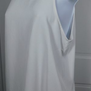 EVERLANE Women's Ivory Sleeveless Back Zip Blouse Sz 6