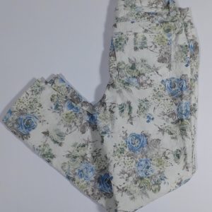CHARTER CLUB JEAN SHOP Women's Floral Bristol Skinny Ankle Pant Sz 4