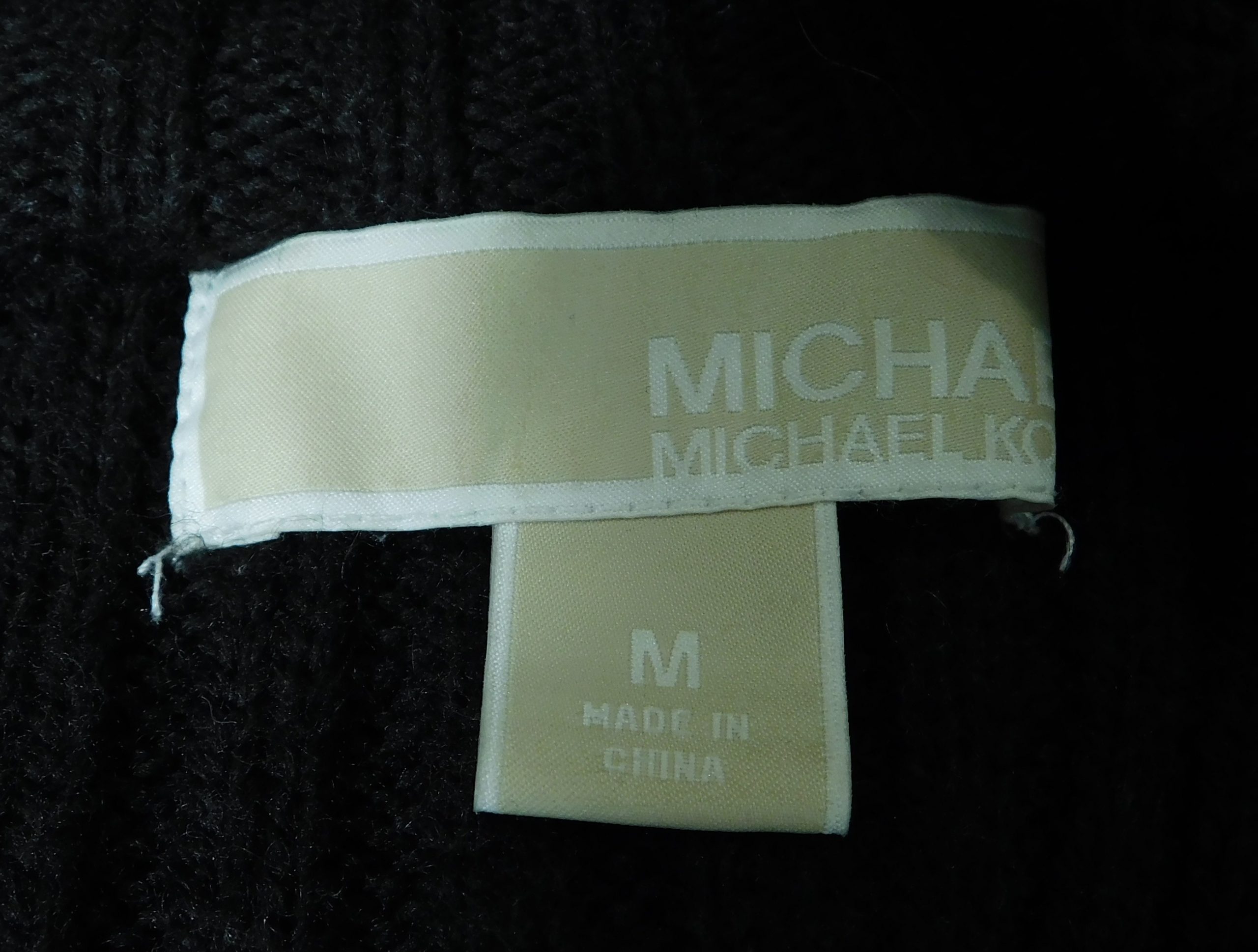 MICHAEL MICHAEL KORS Women's Black Faux Fur Sweater Vest Sz M - Image 5