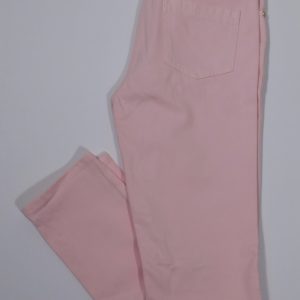 J MCLAUGHLIN Women's Pink Cotton Stretch 5 Pocket Flat Front Pant Sz 4