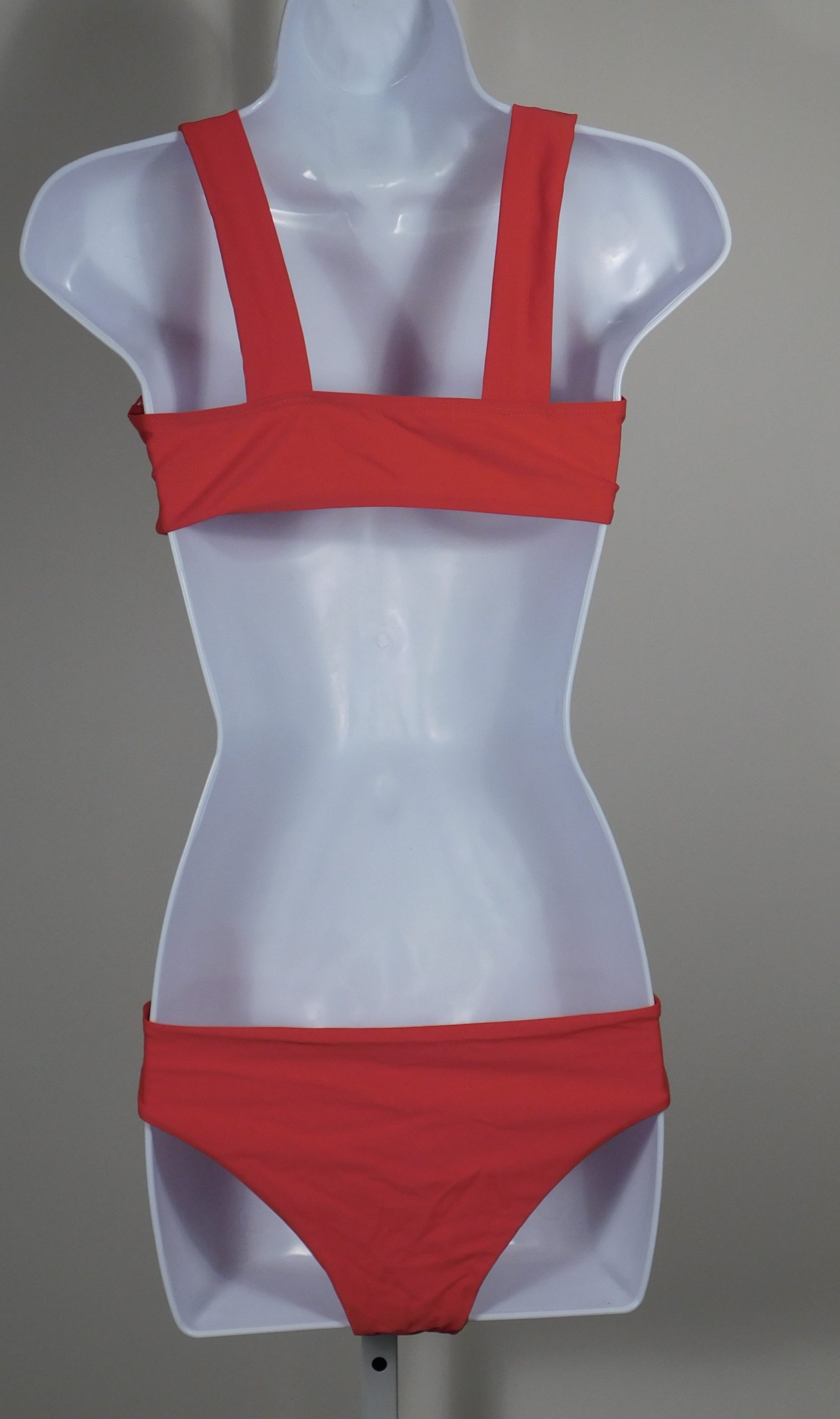 ARLO SWIM NWT Women's Red 2 Pc Strapless Bikini Bathing Suit Sz M - Image 4