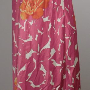 NATORI Women's Pink Floral Satin Chemise Slip Dress Sz S