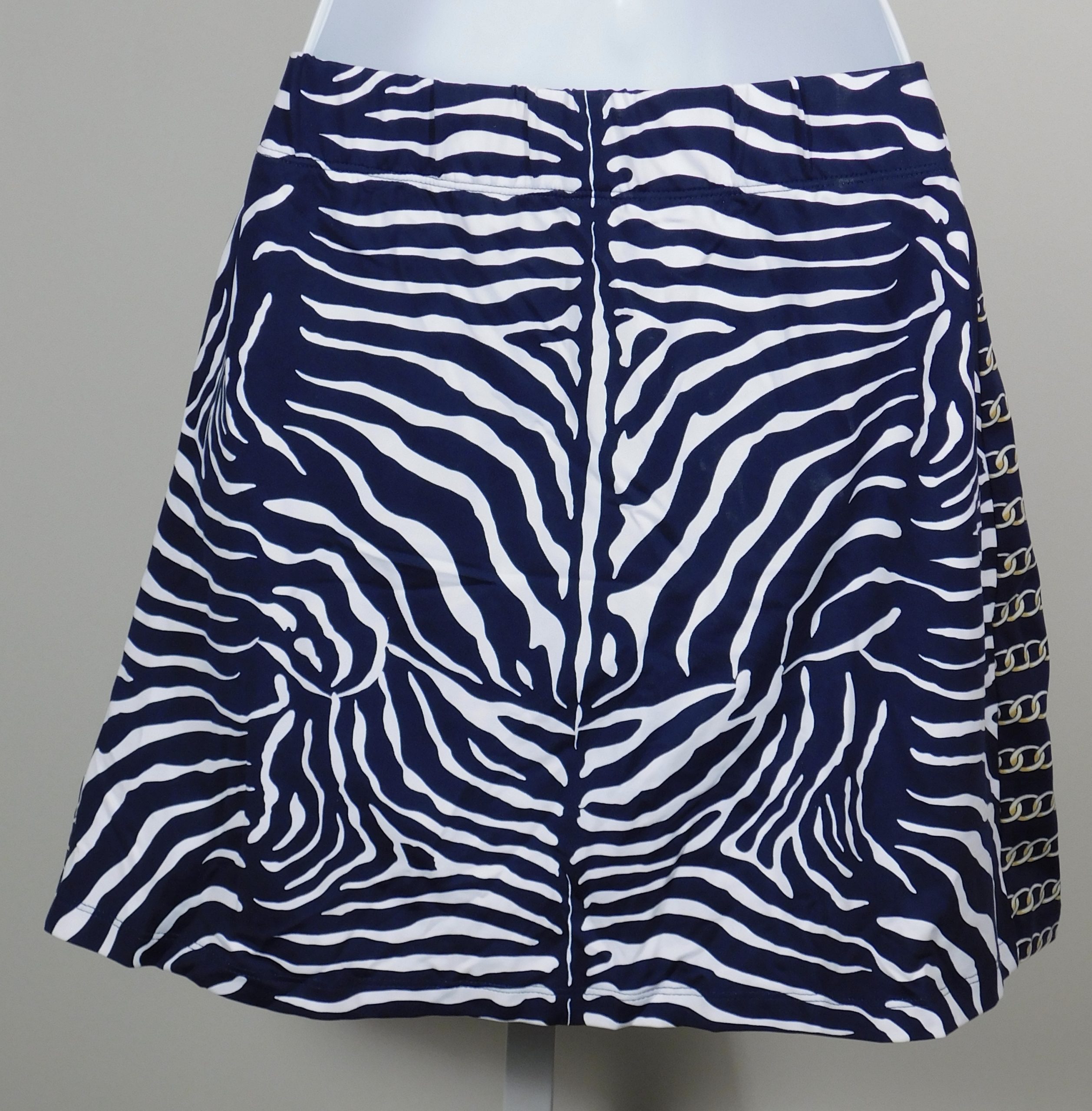 J MCLAUGHLIN Women's Blue White Zebra Print Palm Spring Tennis Inspired Skort Sz S ($168) - Image 5