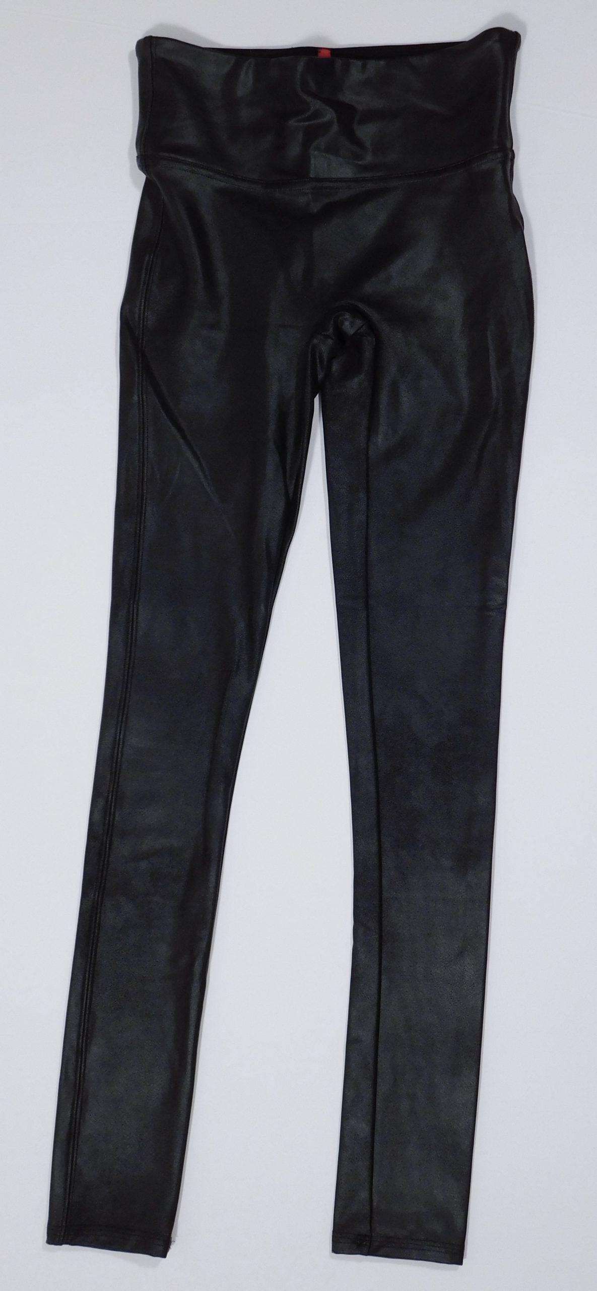 SPANX Women's Black Faux Leather Legging Sz XS ($98) - Image 3