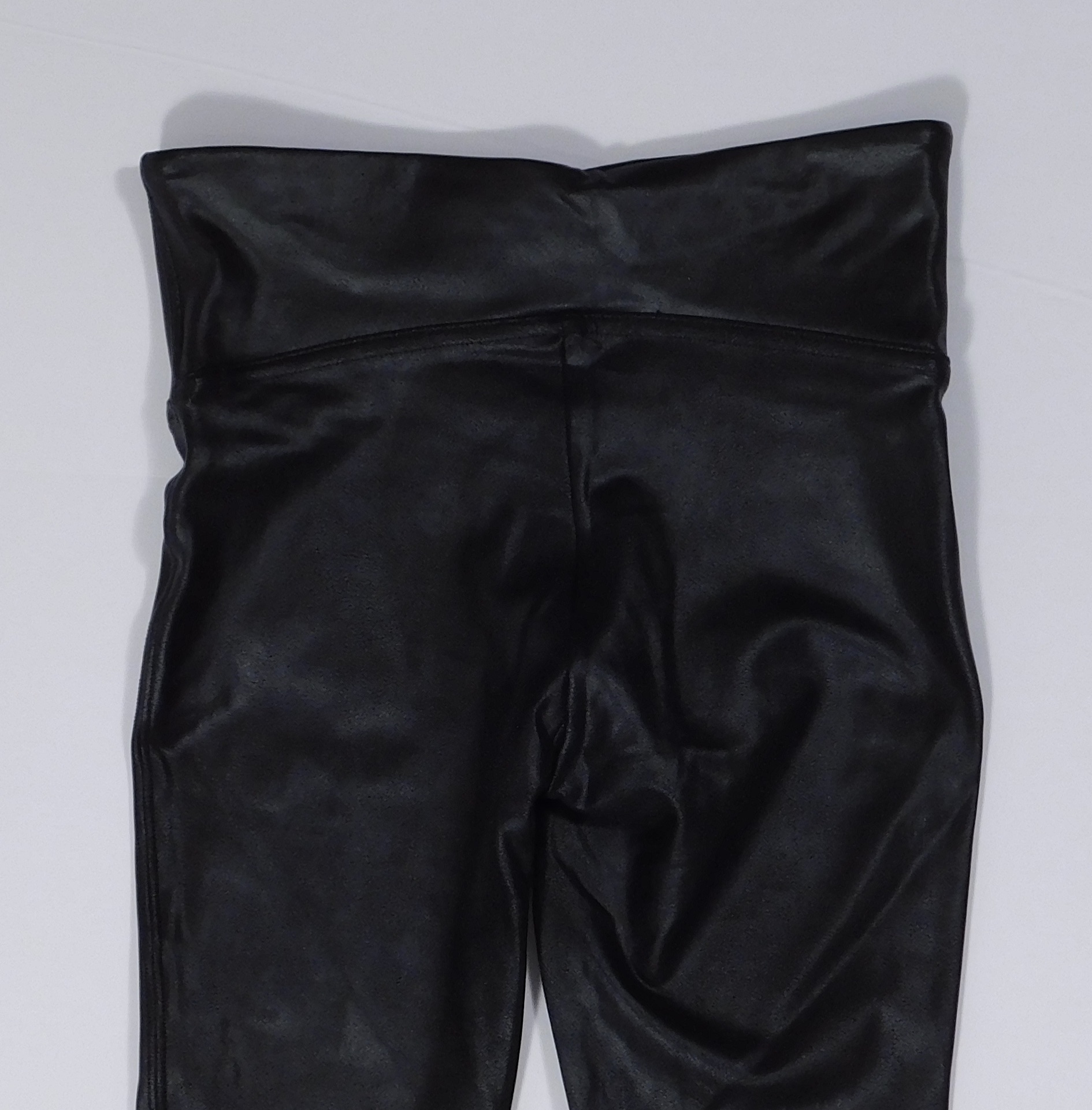 SPANX Women's Black Faux Leather Legging Sz XS ($98) - Image 6