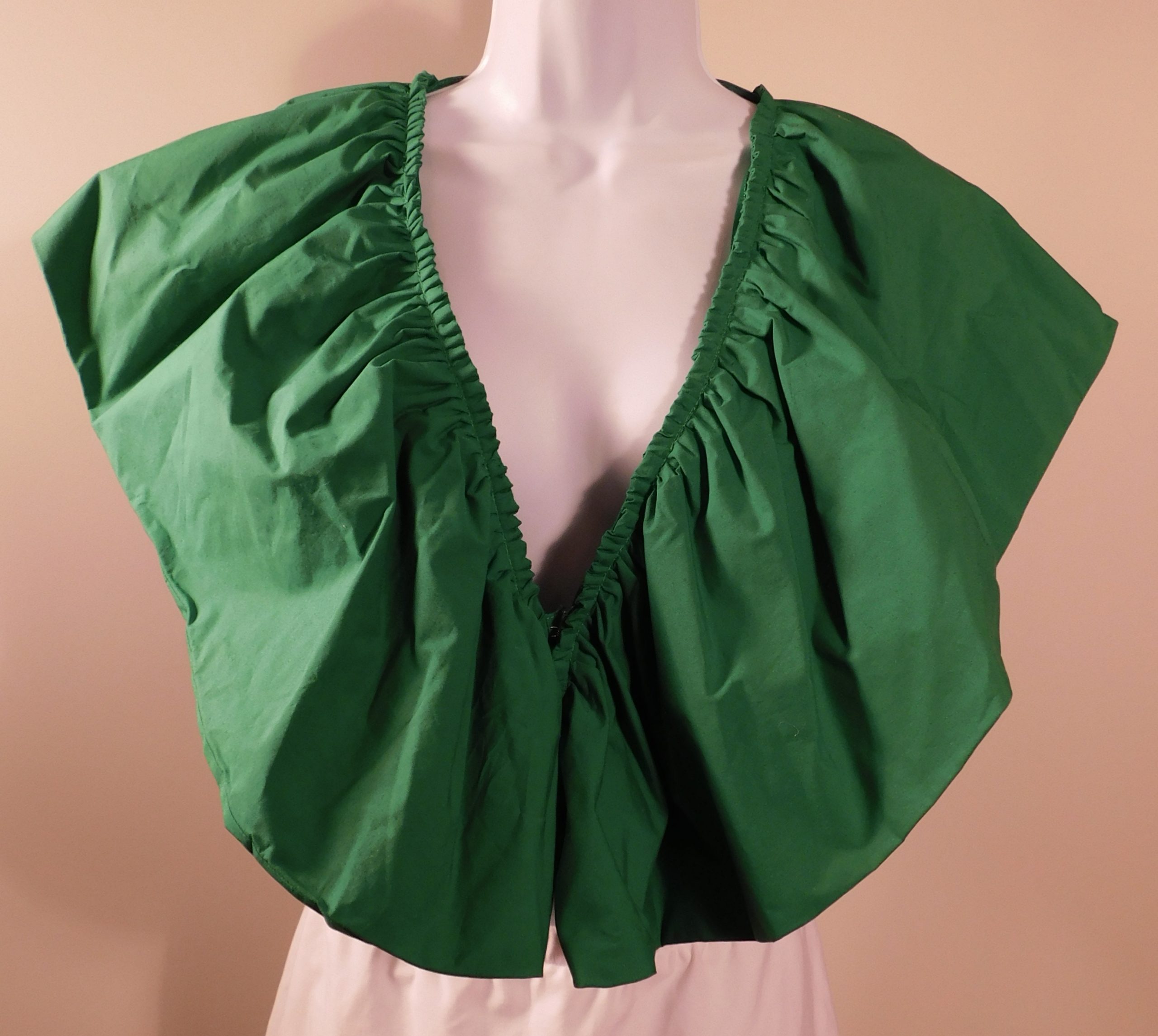 ZARA NWT Women's Kelly Green Sleeveless Cotton Stretch Cropped Blouse Sz M ($39.90) - Image 3