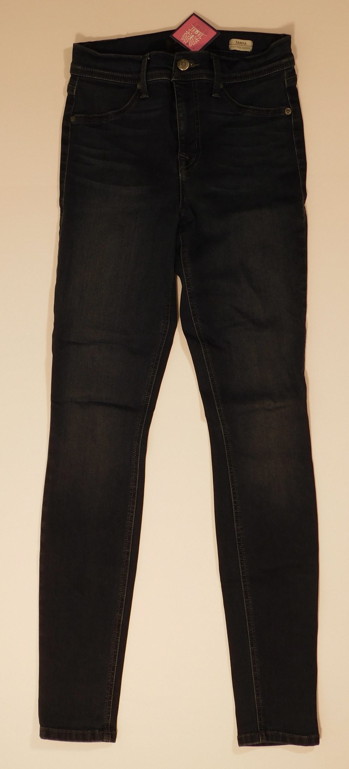 LEVEL 99 Women's North Beach Wash Cotton Stretch Tanya High Rise Skinny Jean Sz 26 ($136) - Image 3