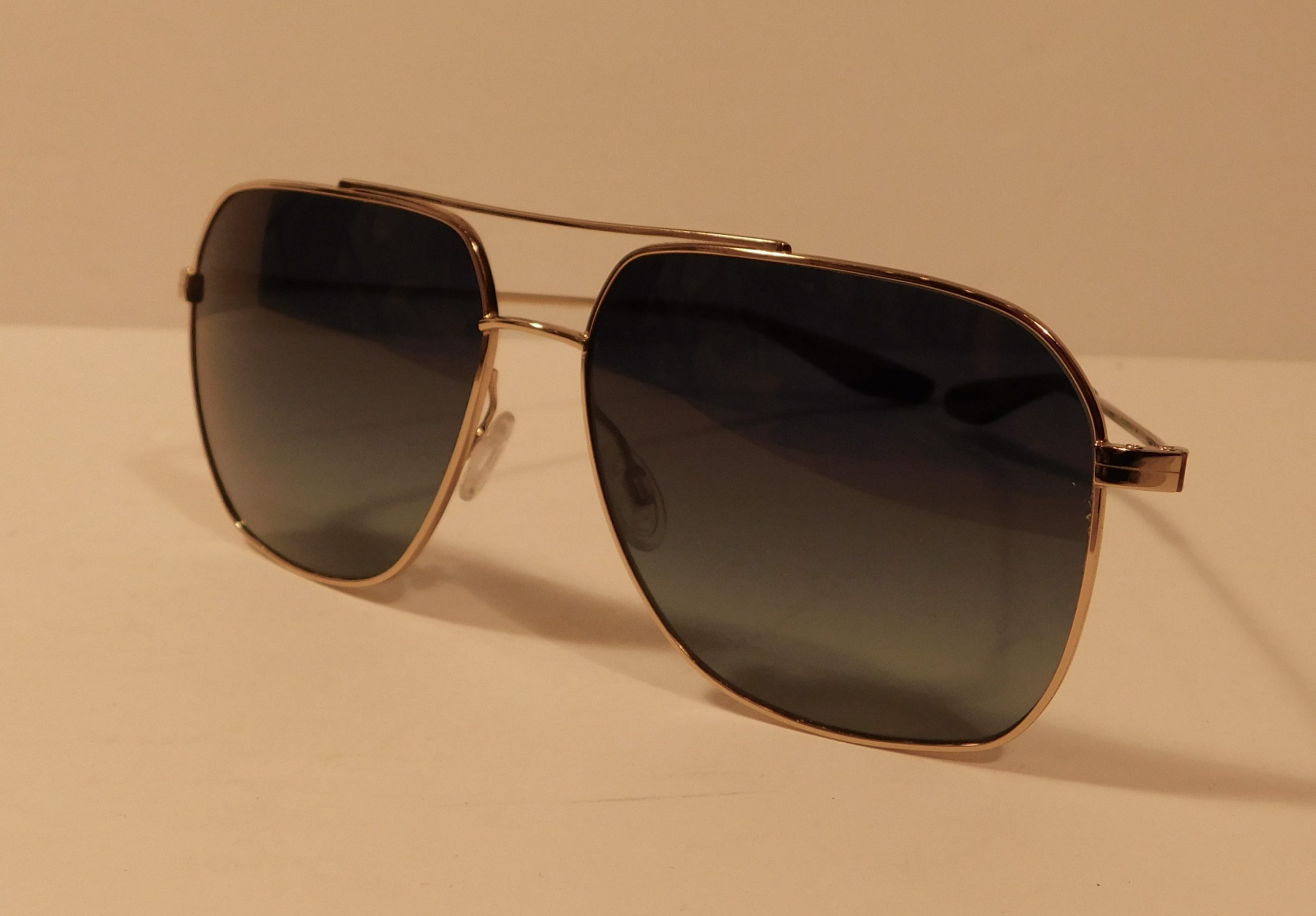 BARTON PERREIRA Gold November Rain Polarized Aeronaut Sunglasses ($470)