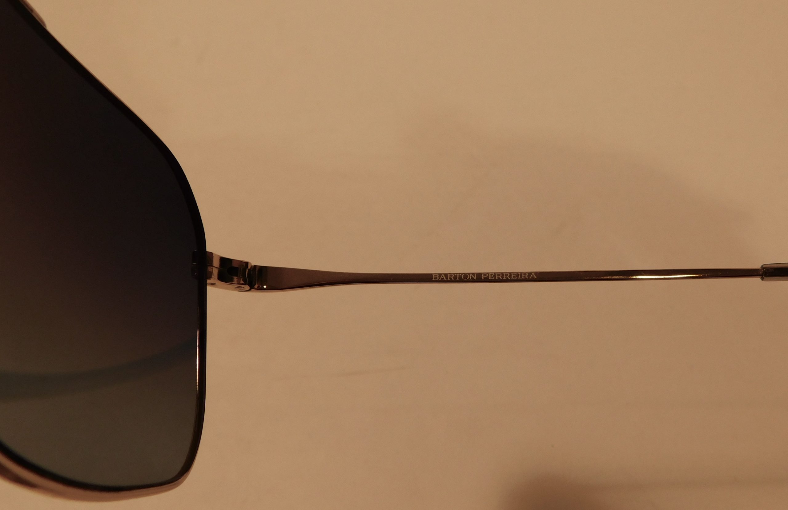 BARTON PERREIRA Gold November Rain Polarized Aeronaut Sunglasses ($470) - Image 5