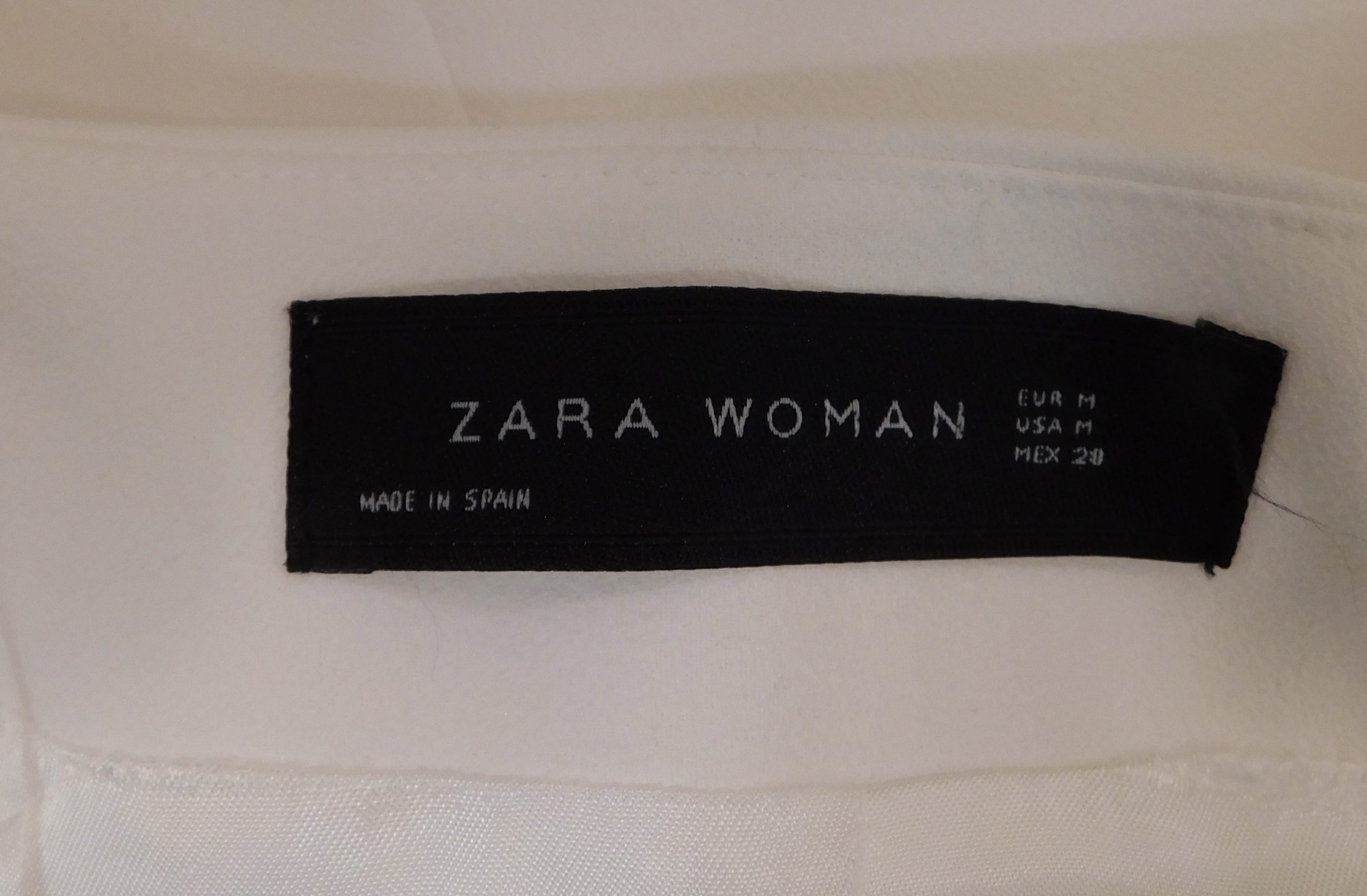 ZARA WOMAN Women's Ivory Crepe Bell Sleeve Blazer Sz M - Image 6