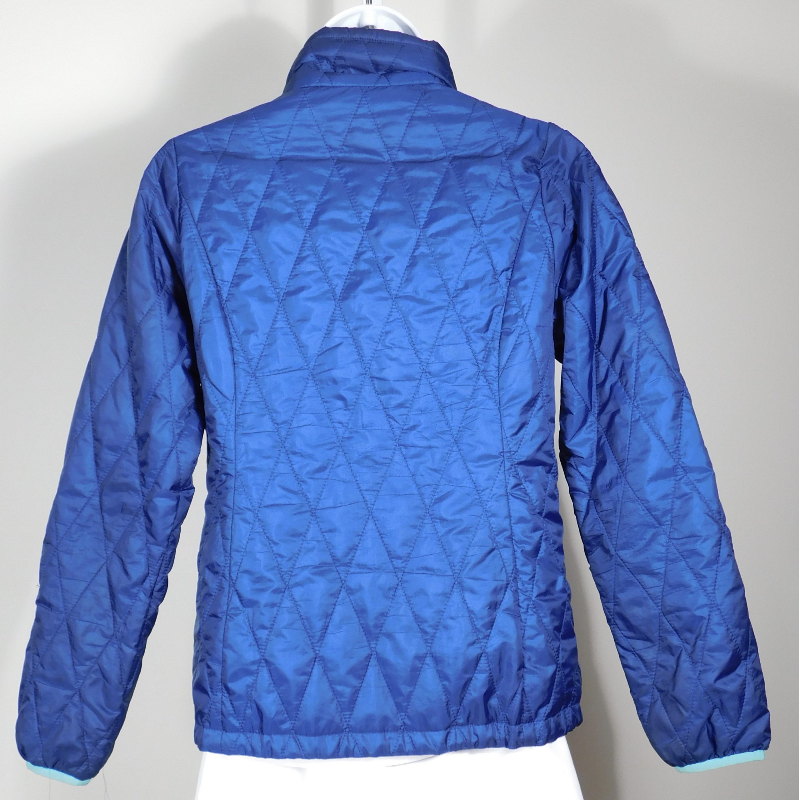 PATAGONIA Kid's Blue Full Front Zip Quilted Jacket Sz L (12) - Image 6