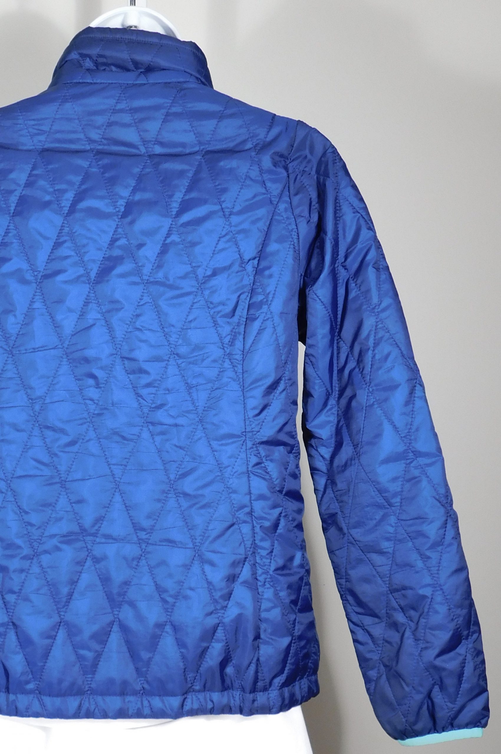 PATAGONIA Kid's Blue Full Front Zip Quilted Jacket Sz L (12) - Image 7