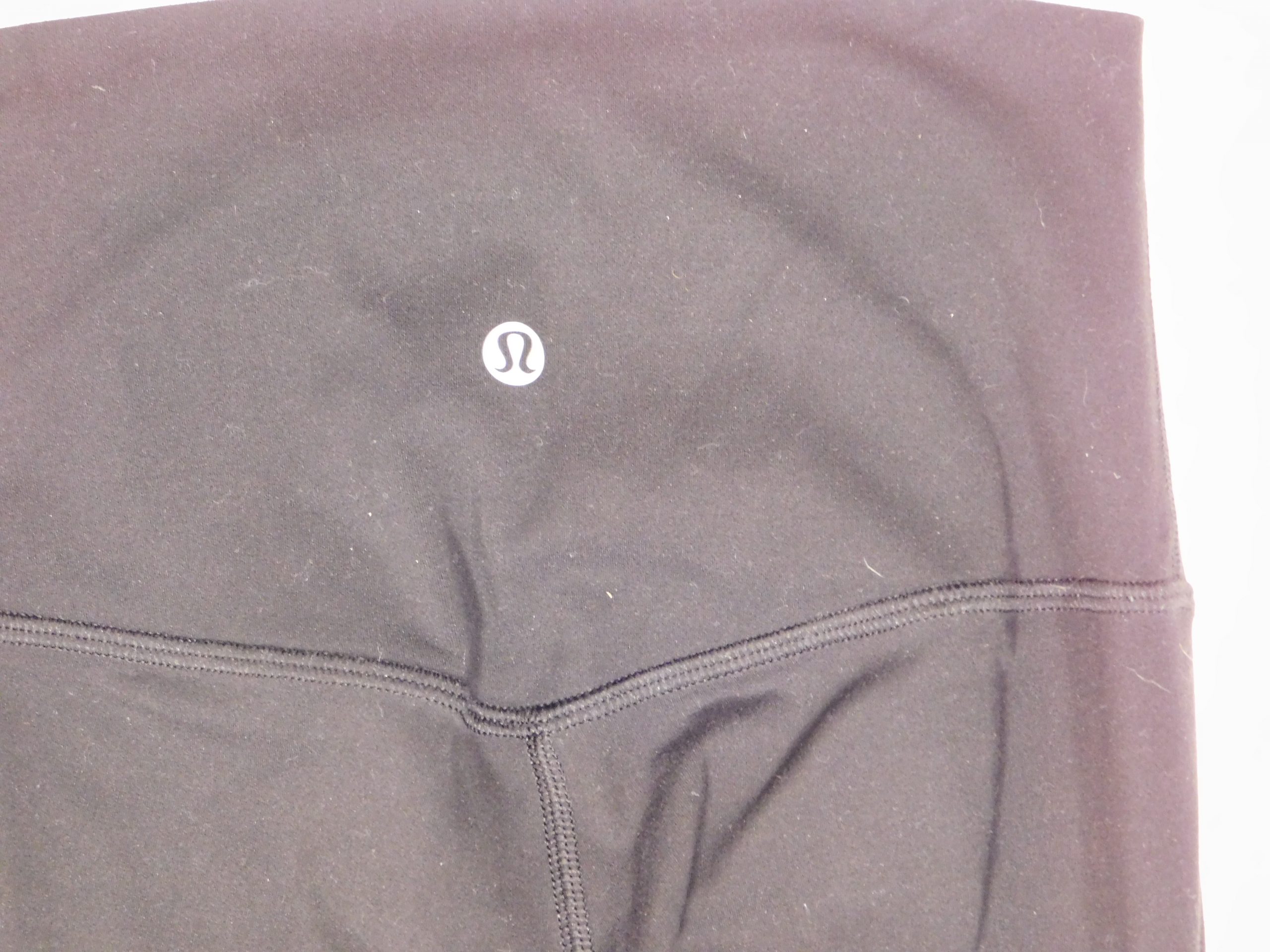 LULULEMON Woman's Black High Waist Align Cropped Legging Pant Sz 4 - Image 8