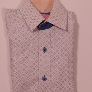 ELIE BALLER Boys White Blue Yellow Button Front Long Sleeved Shirt Sz 5