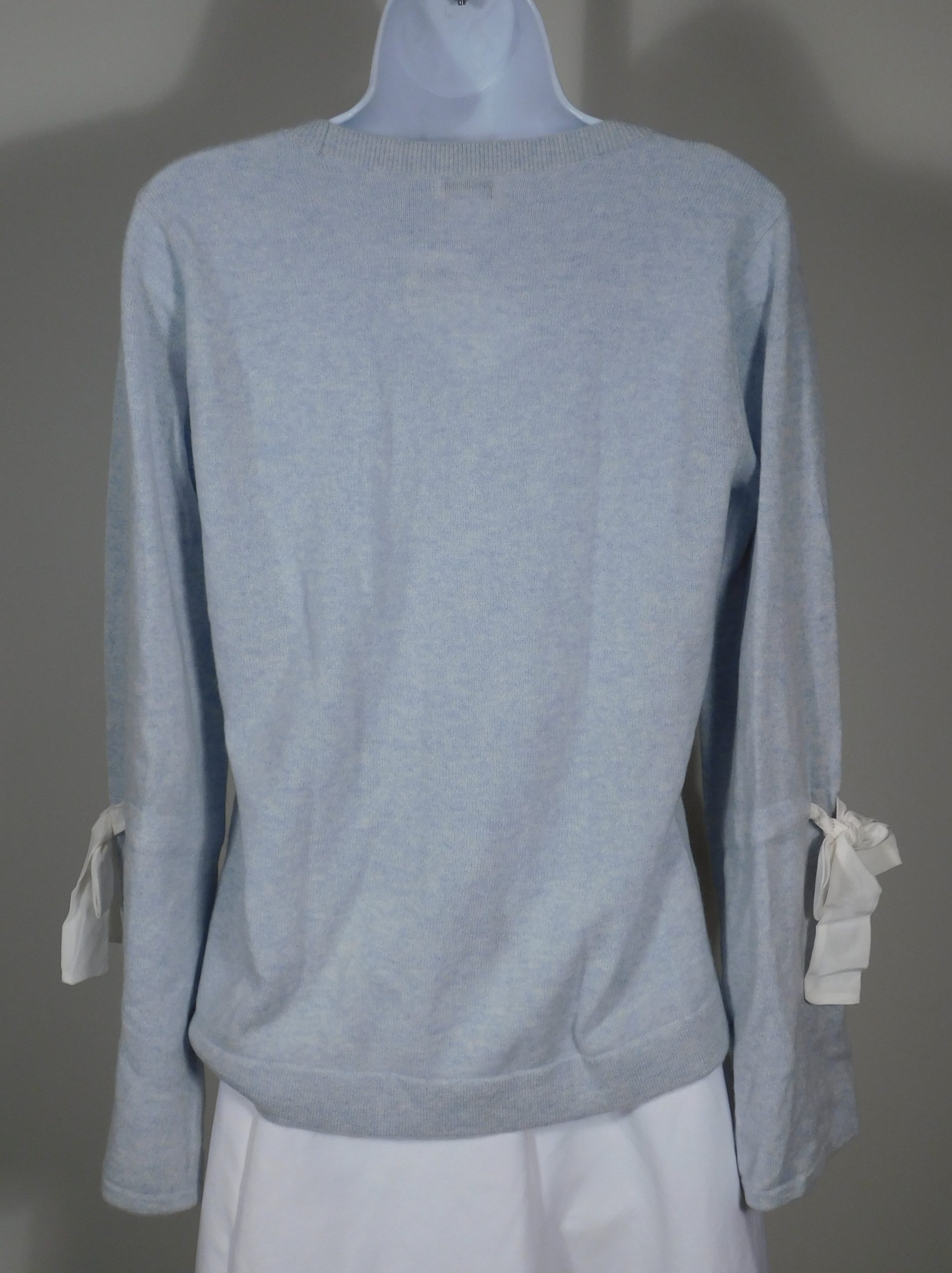 CLUB MONACO NWT Women's Light Blue Xabrina Cashmere Long Sleeve Sweater Sz M ($298) - Image 6