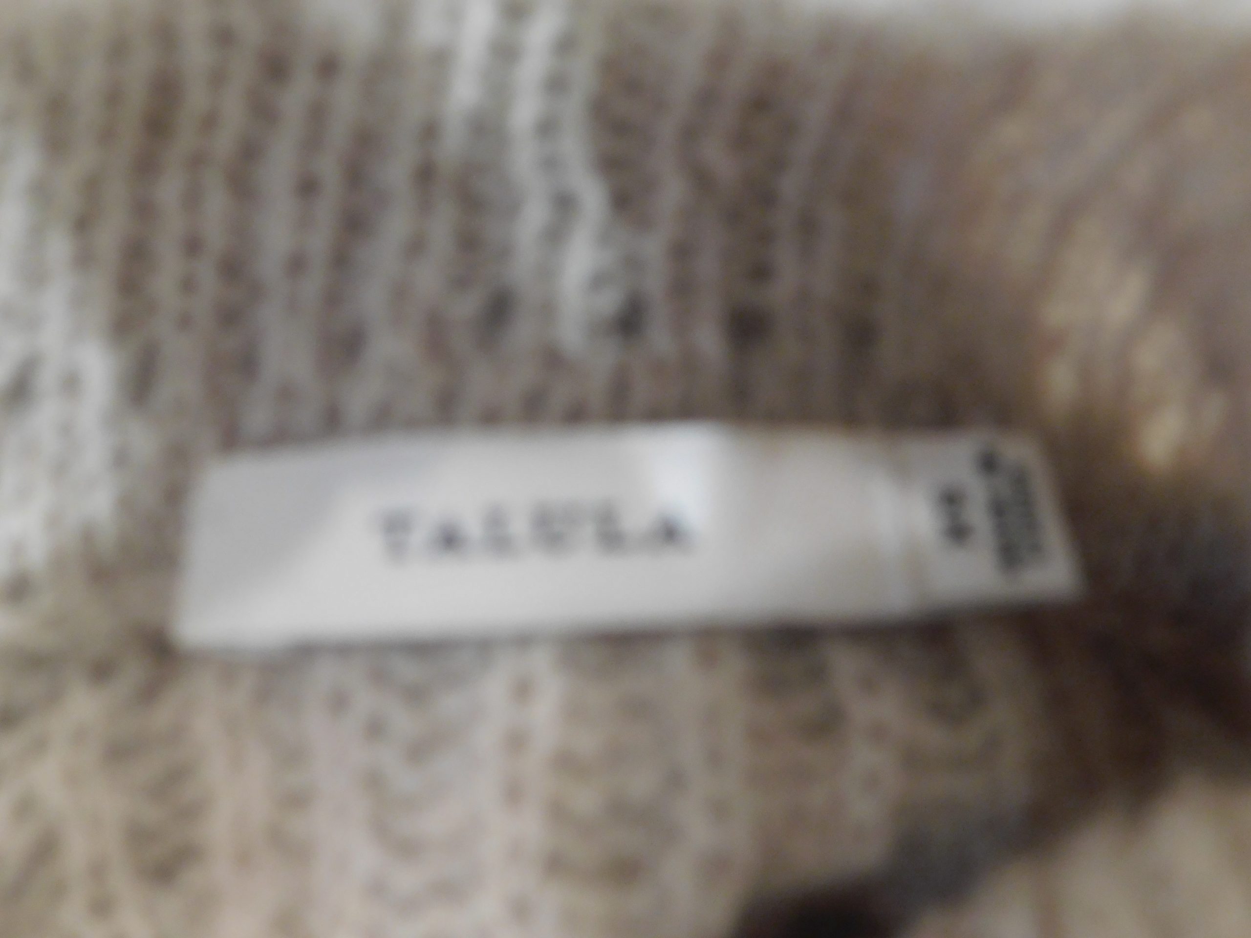 TALULA BY ANTHROPOLOGIE Women's Beige Ribed Wool Blend Pullover Boxy Turtleneck Sweater Sz XS - Image 6