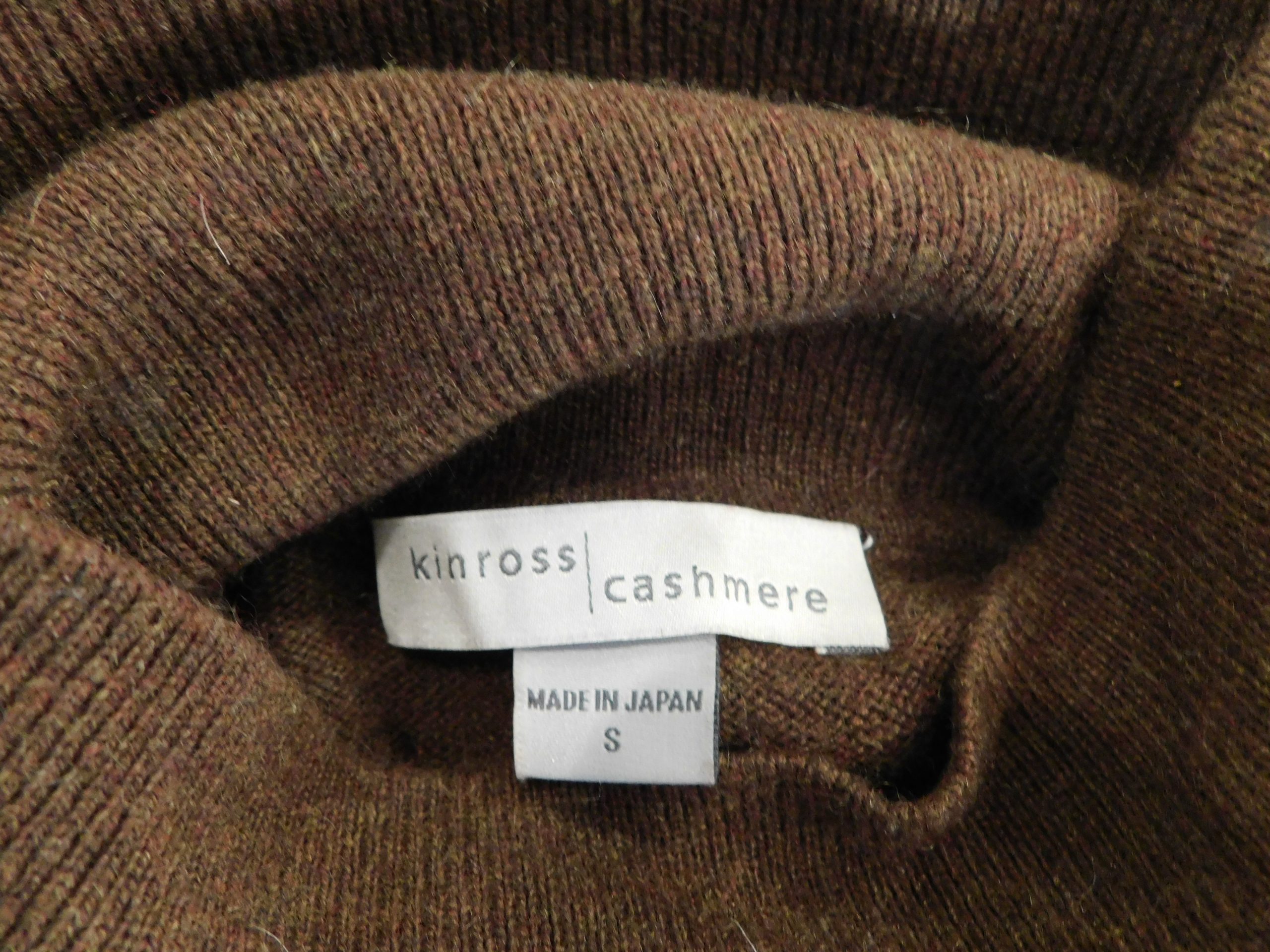 KINROSS CASHMERE Women's Brown Cashmere Turtleneck Sweater Sz S ($250) - Image 5