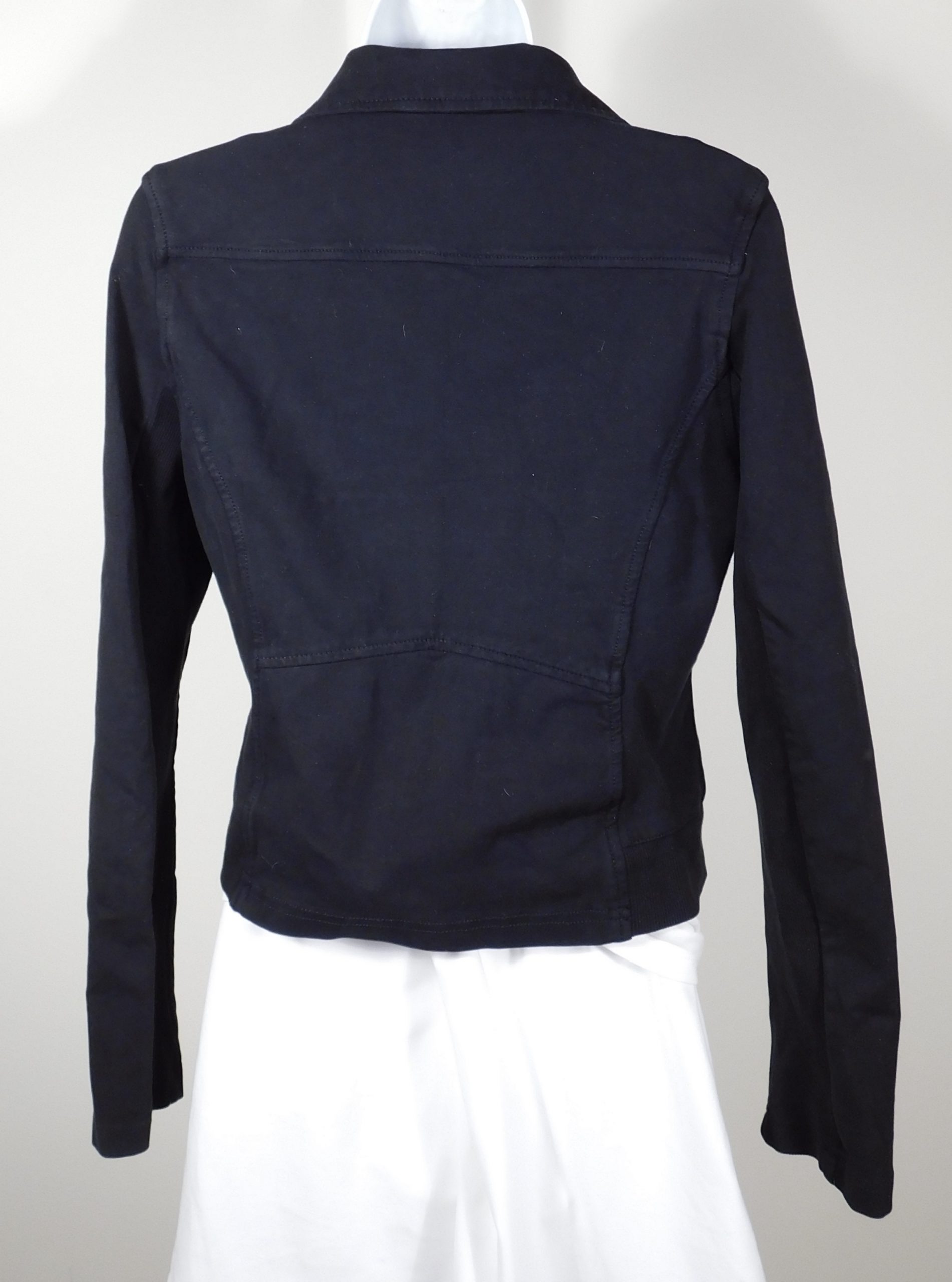 MARRAKECH BY ANTHROPOLOGIE Women's Black Zip Front Moto Jacket Sz S ($148) - Image 6