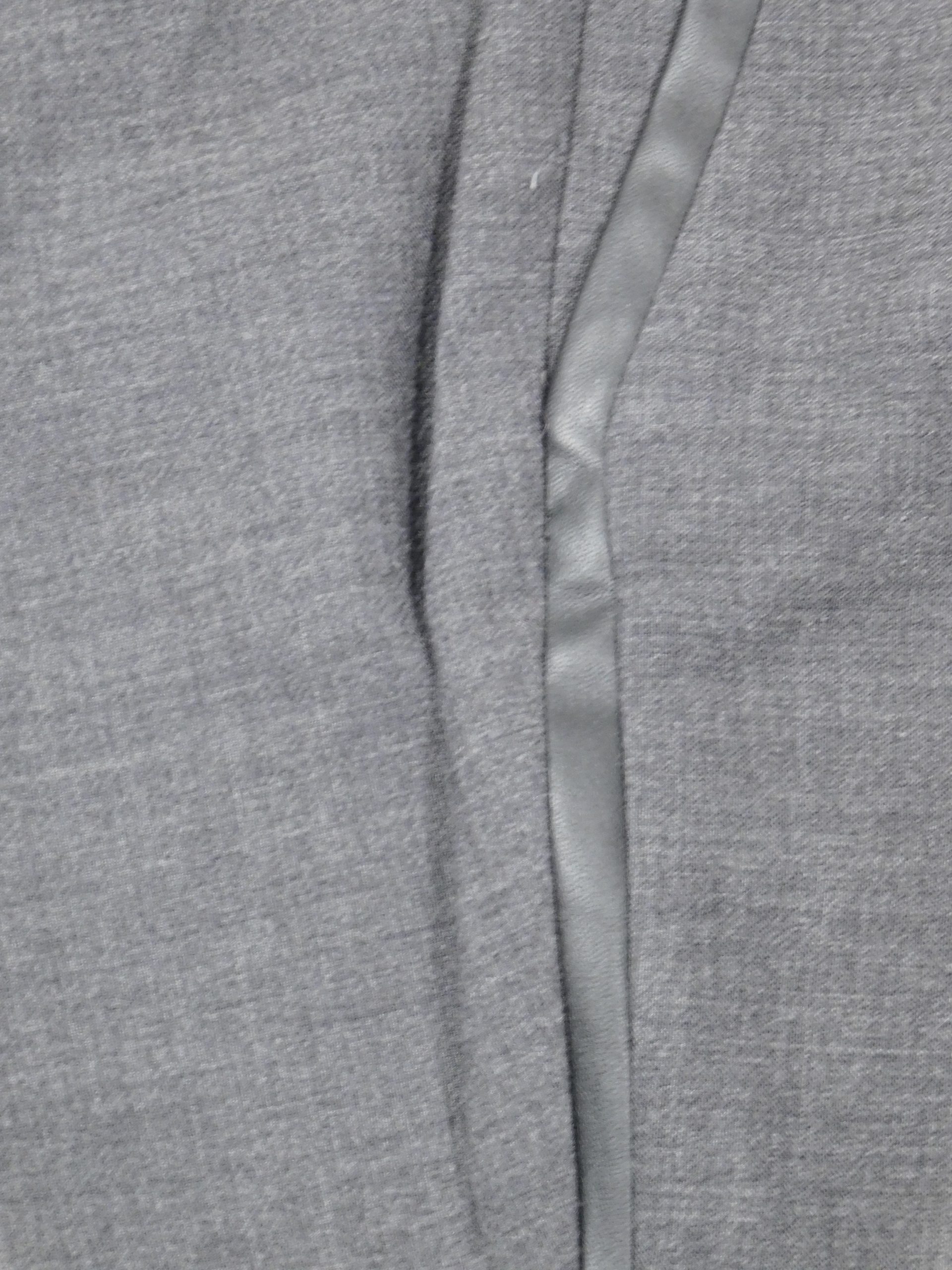 J CREW Women's Charcoal Gray Wool Stretch Flat Front Campbell Faux Leather Trim Tuxedo Pant Sz 10 - Image 3