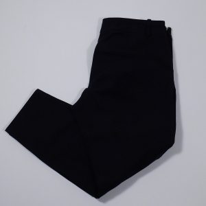 J CREW Women's Navy Blue Cotton Stretch Flat Front Minnie Side Zip Ankle Pant Sz 10