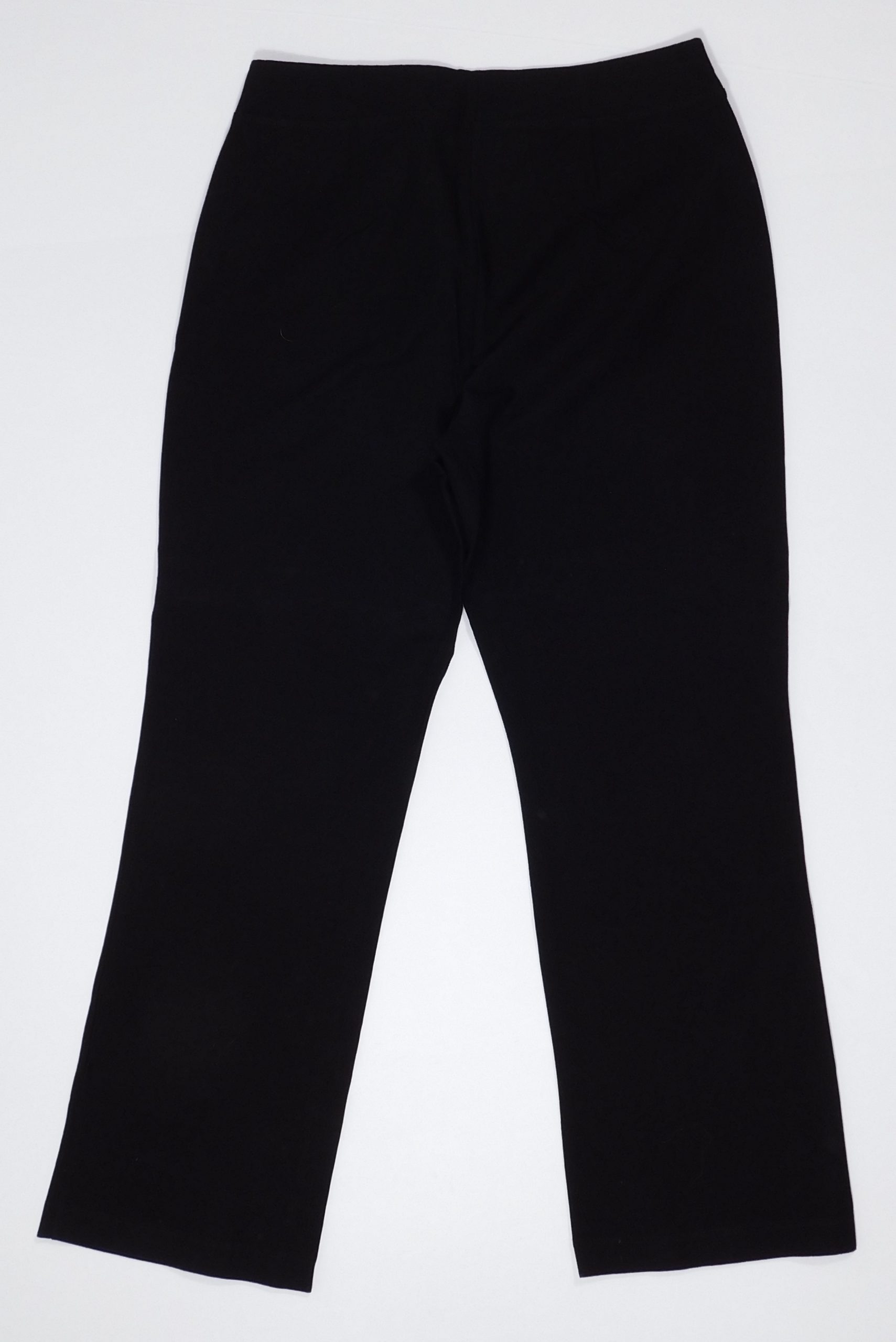 EILEEN FISHER PETITE Women's Black Knit Flat Front Pull On Pant Sz PS/PP ($138) - Image 5