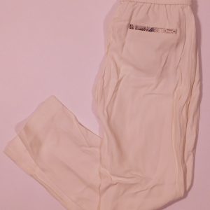 THE KOOPLES Women's Ivory Reptile Trim Pull On Pant Sz 38