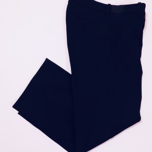 J CREW 365 Women's Black Flat Front Cropped Pant Sz 6