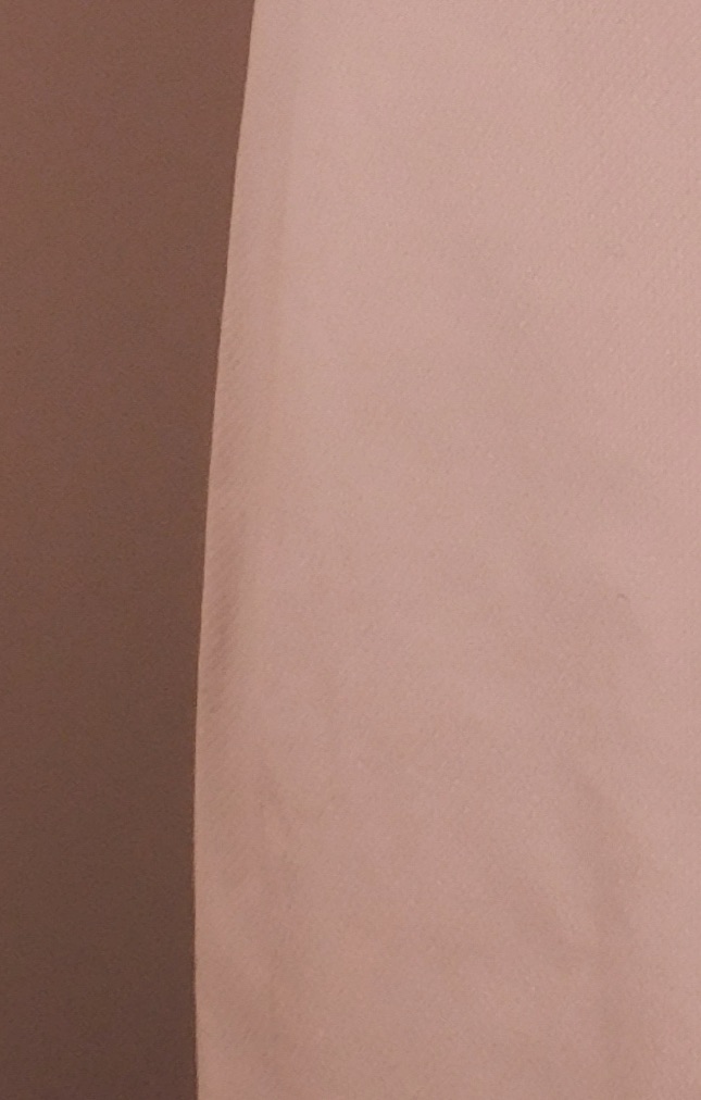 PIAZZA SEMPIONE Women's Ivory Pique W Brown Trim Embroidered at Neck V-Neck Sleeveless Sheath Dress Sz Italy 40/US 4 ($1010) - Image 8