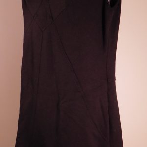 MAX STUDIO Women's Black V-Neck Sleeveless Knit Dress Sz 6