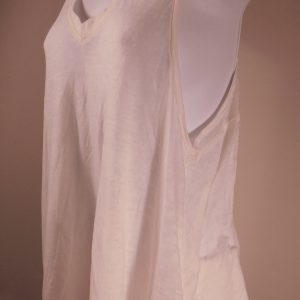 FREE PEOPLE WE THE FREE Women's Ivory Sleeveless V-Neck Tunic Top Sz M