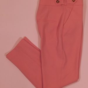 VERONICA BEARD Women's Pink GAMILA Straight Leg High Waist Pant Sz 4  ($425)