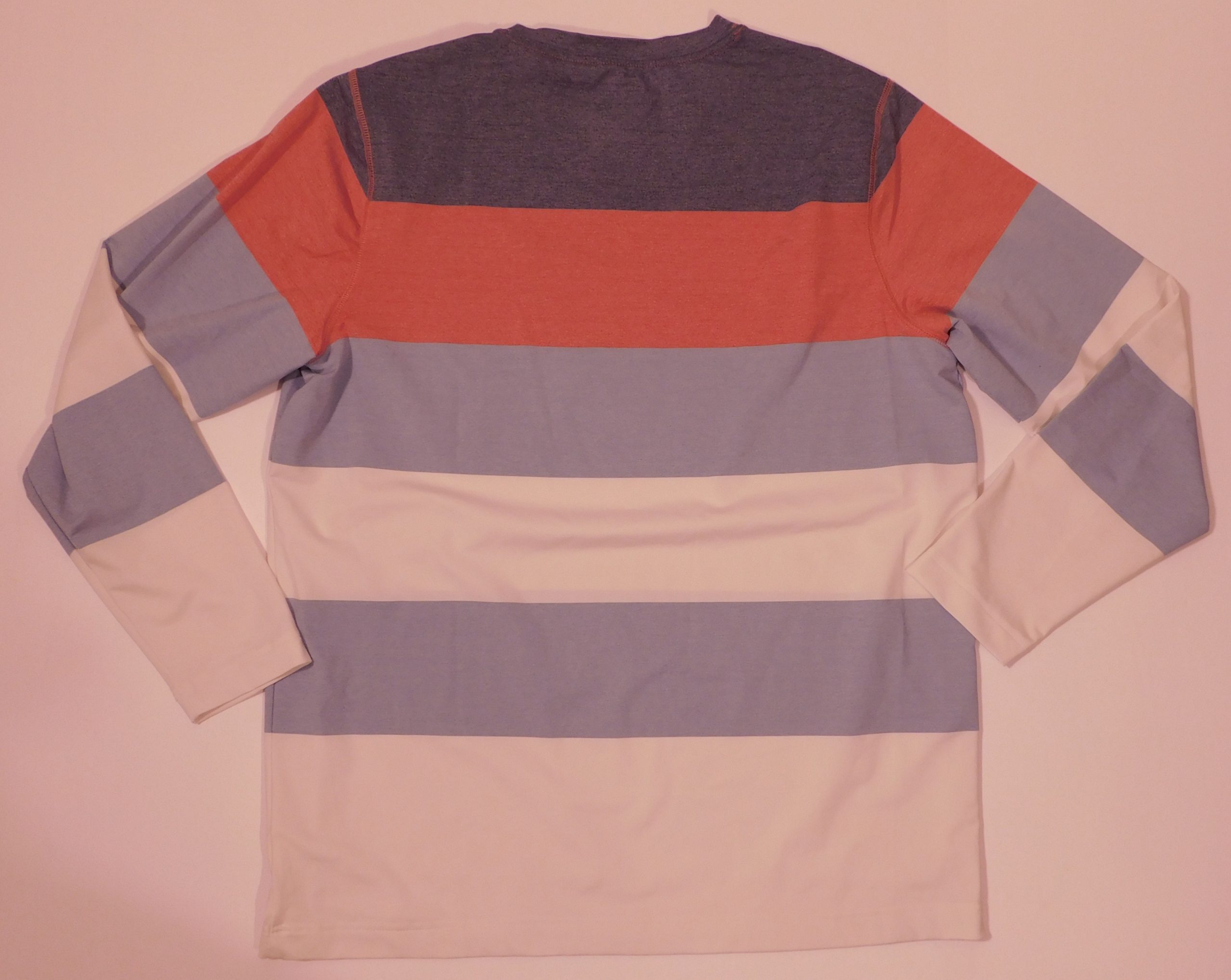 VINEYARD VINES Men's Red Blue White Striped Long Sleeve Knit Shirt Sz XL - Image 5