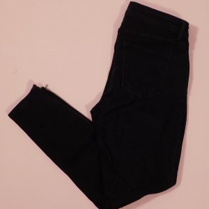 PISTOLA Women's Dark Wash Cotton Stretch Zipper Detail Skinny Jean Sz 29 ($128)
