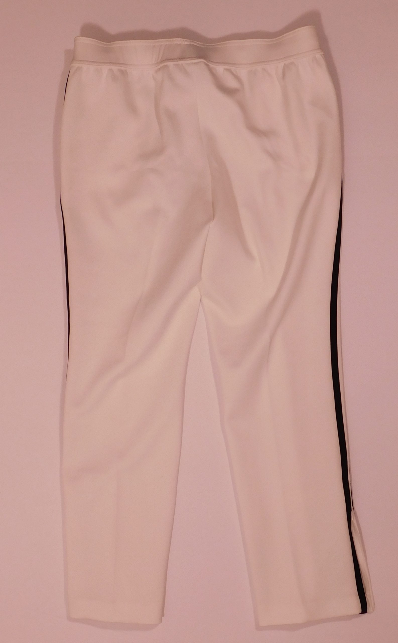 PAM & GELA NWT Woman's Off White Cropped Track Pant Sz M ($165) - Image 6