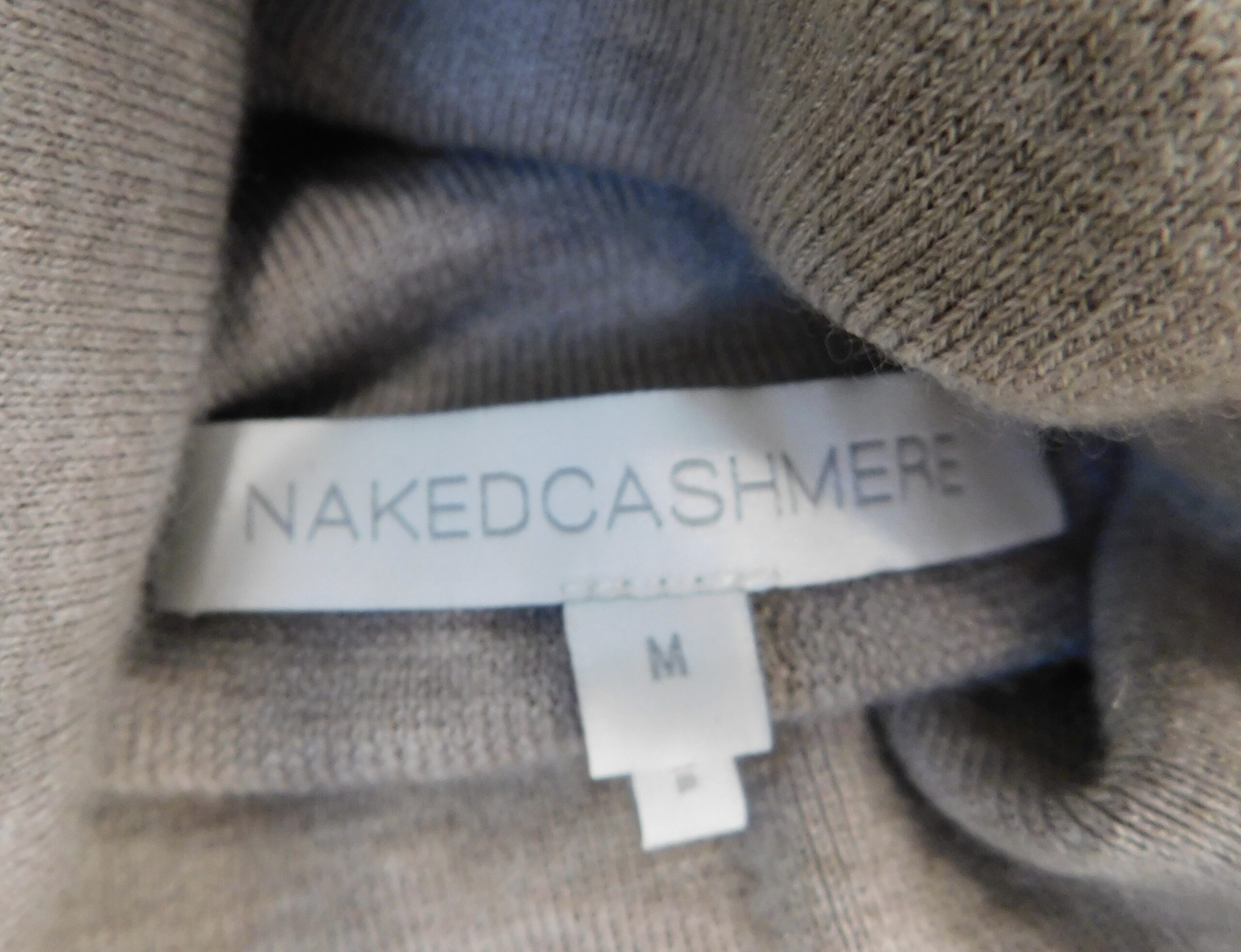 NAKED CASHMERE Women's Beige Cashmere Aurora Turtleneck Bodysuit Sweater Sz M ($300) - Image 6