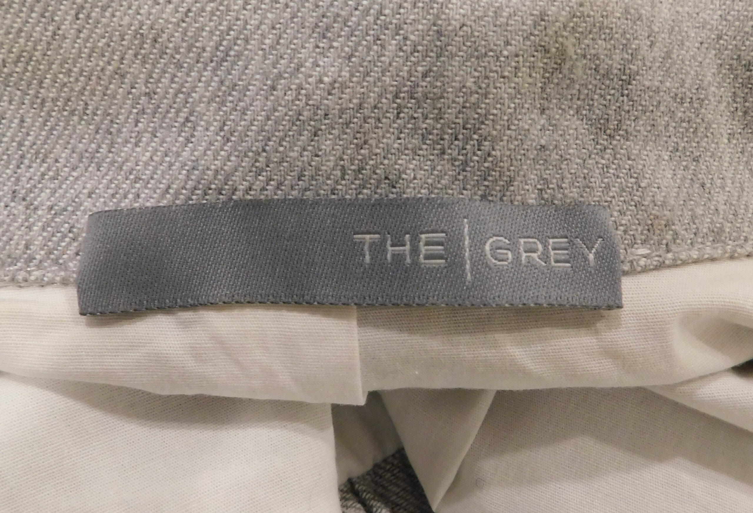THE GREY Women's Gray Light Weight Cotton Blend Jacket Sz M - Image 6