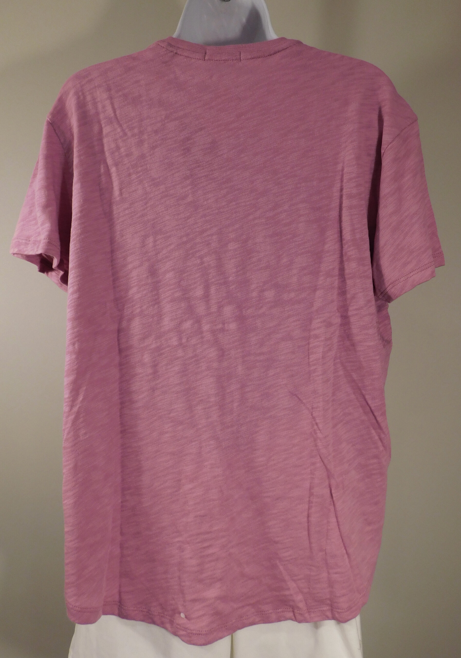 ATM ANTHONY THOMAS MELILLO NWT Women's Wild Orchid Slub Short Sleeve V- Neck Cotton Blend T-Shirt Blouse Sz XS/S ($95) - Image 5