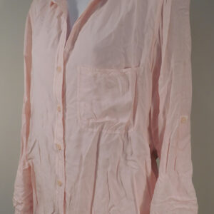 LA VI BY SAM & LAVI ANTHROPOLOGIE NWT Women's Pink Button Front Long Sleeve Blouse Sz S ($98)