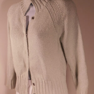 J CREW Women's Pale Aqua Long Sleeve Snap Front Cotton Cardigan Sweater Sz M