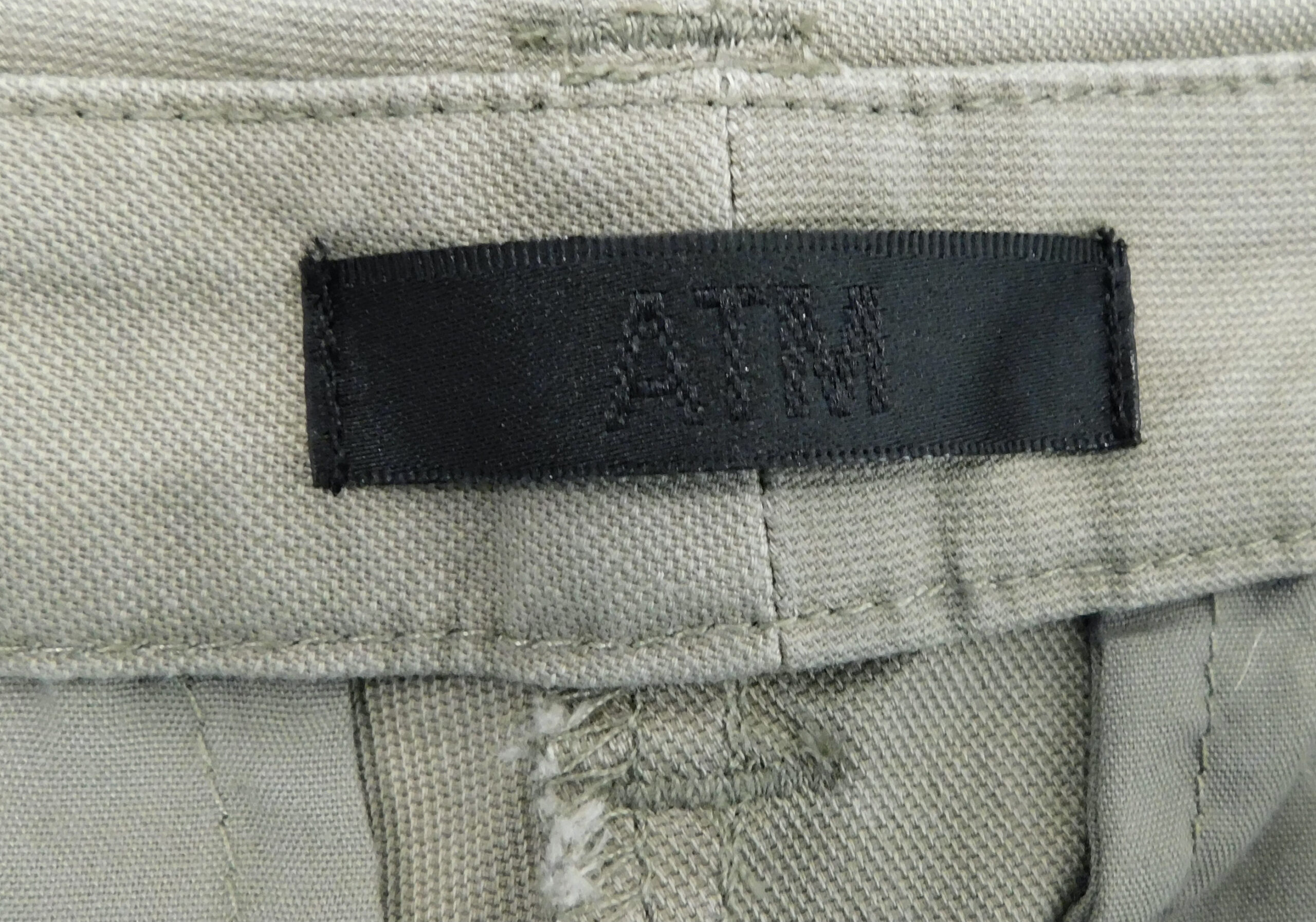 ATM ANTHONY THOMAS MELILLO Women's Tan Cotton Stretch Twill Flat Front Cropped Pant Sz 6 ($295) - Image 8