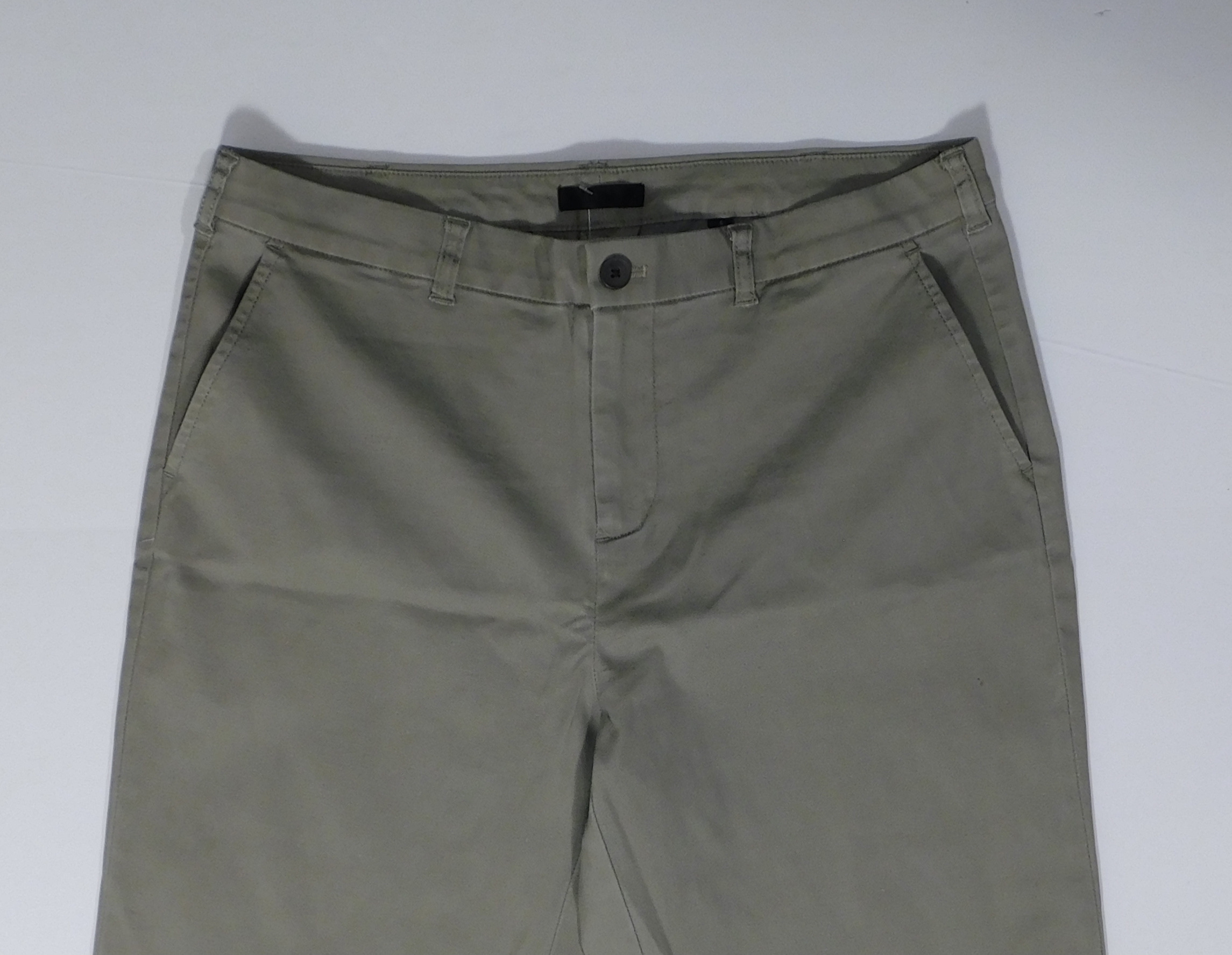 ATM ANTHONY THOMAS MELILLO Women's Tan Cotton Stretch Twill Flat Front Cropped Pant Sz 6 ($295) - Image 4