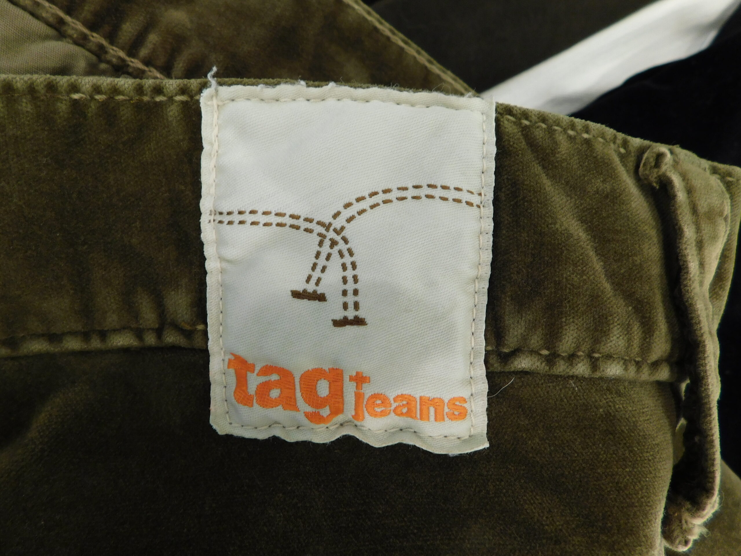 TAG JEANS Women's Green Cotton Stretch Velvet ID#7009 Pant Sz 28 - Image 9