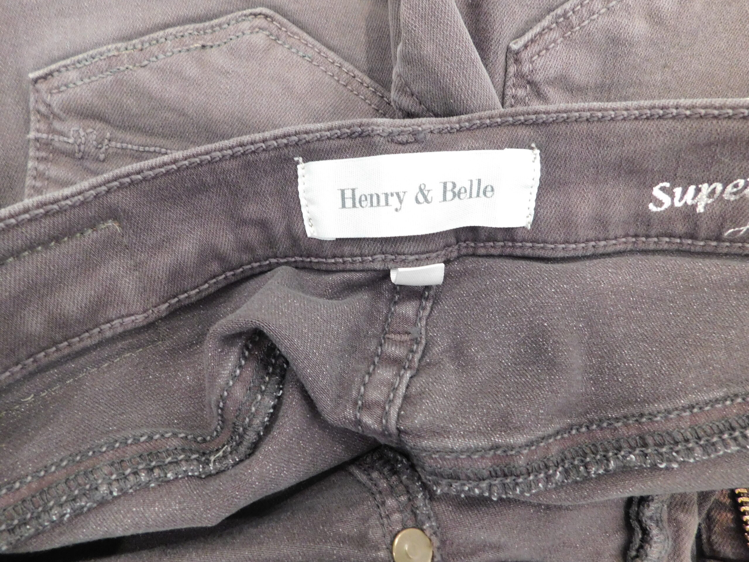 HENRY & BELLE NWT Women's Brown Cotton Stretch Super Skinny Ankle Scout Pant Sz 27 ($79) - Image 8