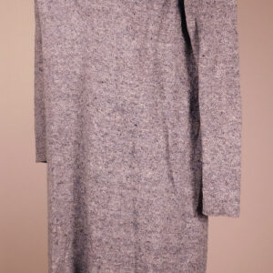 RAG & BONE Women's Blue Heathered V-Neck Linen Sweater Dress Sz S