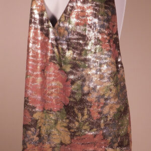 FREE PEOPLE Women's Multi Colored Sequins Spaghetti Strap Tank Dress Sz M