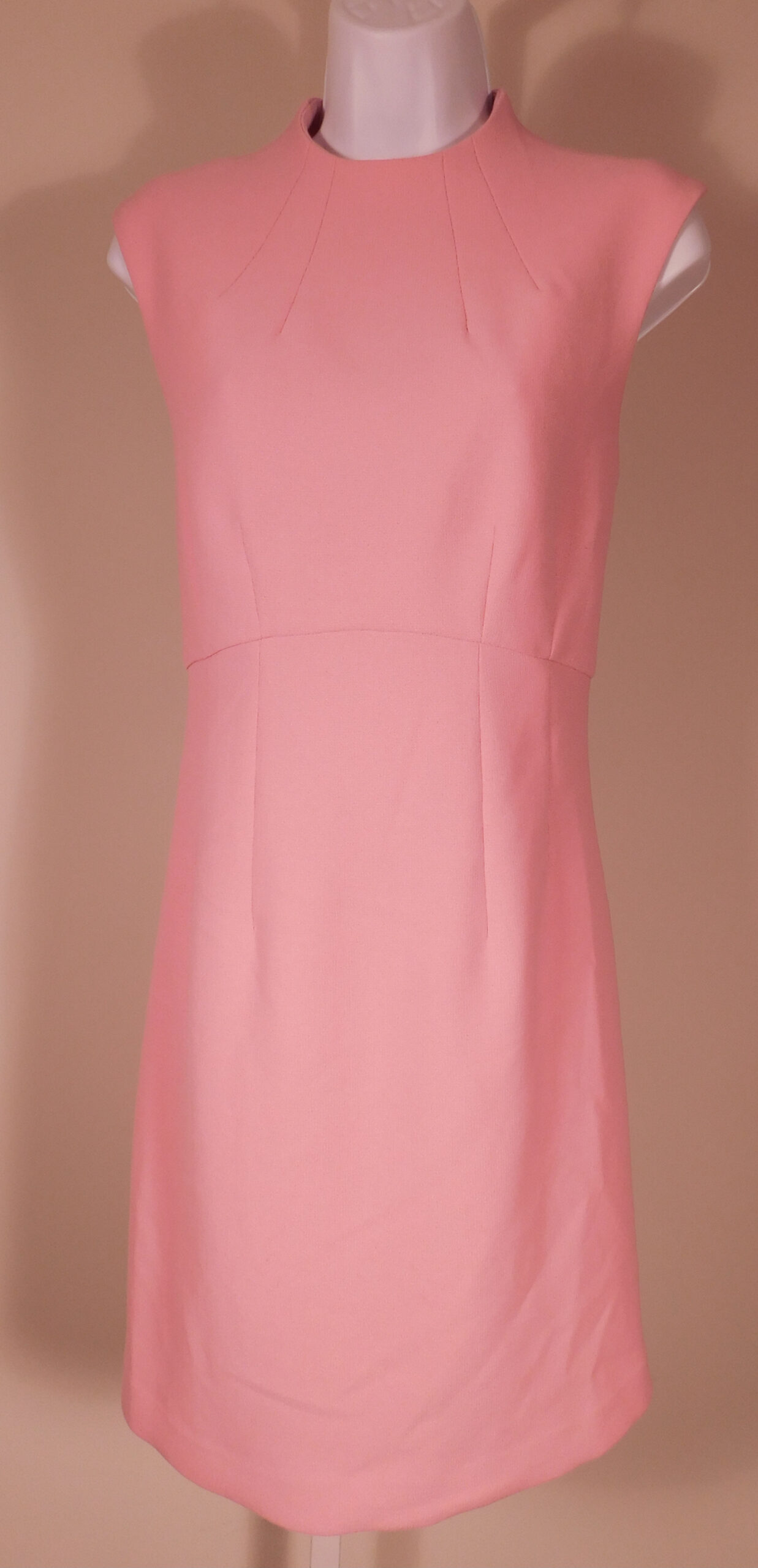 VERONICA BEARD Women's Pink Sleeveless Sheath Dress Sz 6 ($695) - Image 4