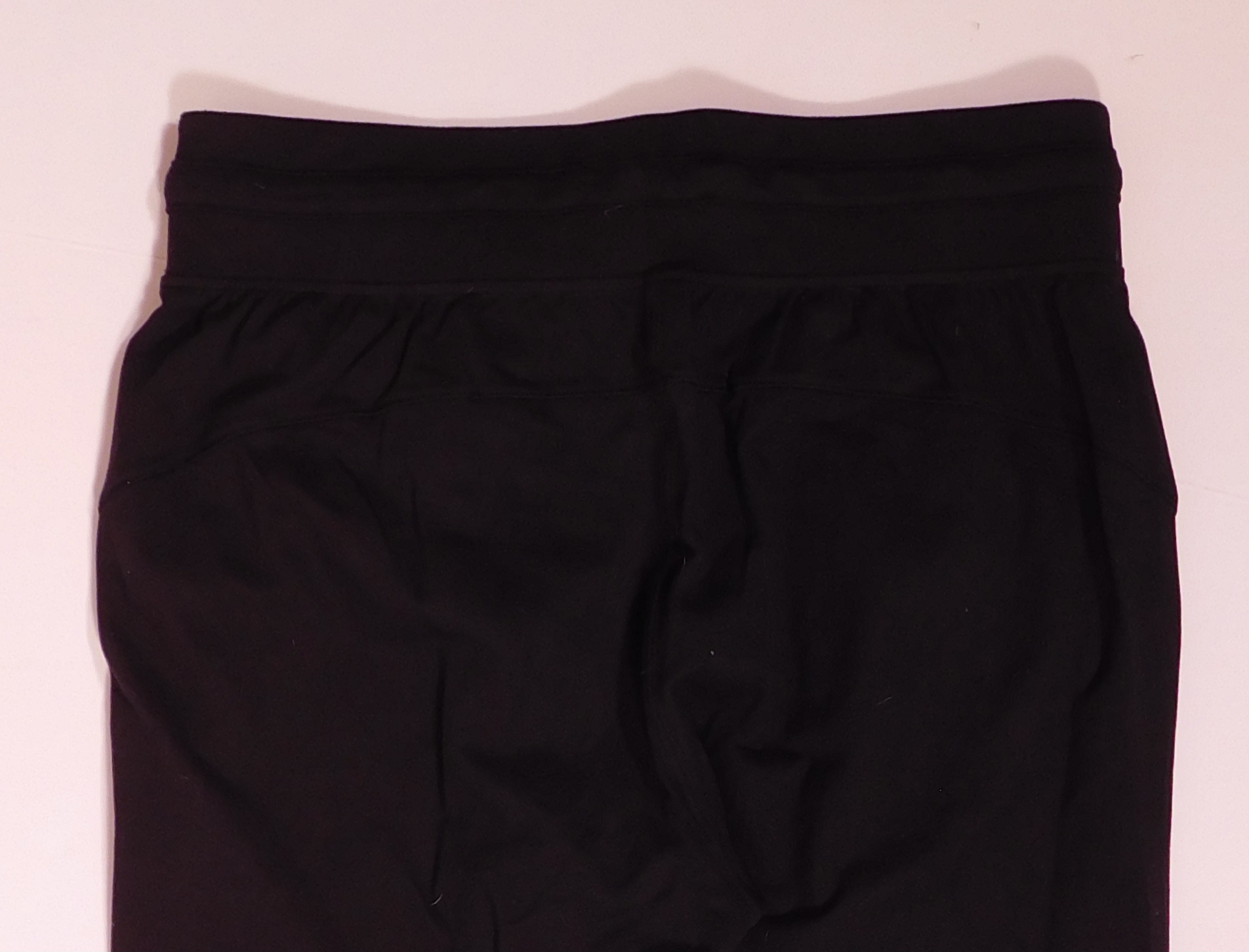 LULULEMON ATHLETICS Black Drawstring Waist Pull On Jogger Pant Sz 8 - Image 6