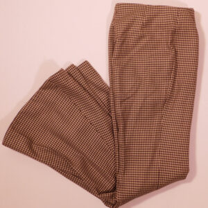 STELLA MCCARTNEY Women's Mona Houndstooth Wool-Tweed Flared Pants Sz 4 ($743)